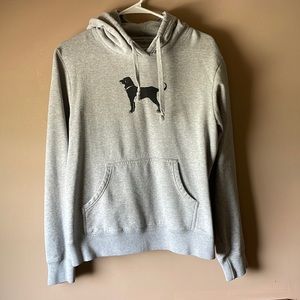 Black Dog g grey hoodie size medium